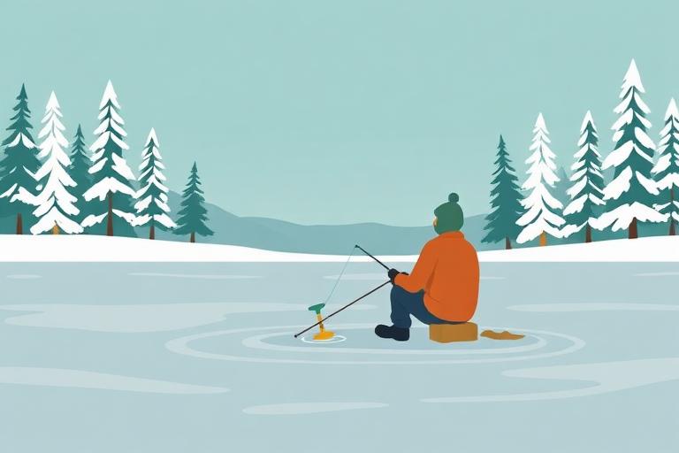 Illustration: Isfiske